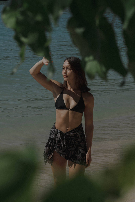 'Ele'ele Floral Pareo