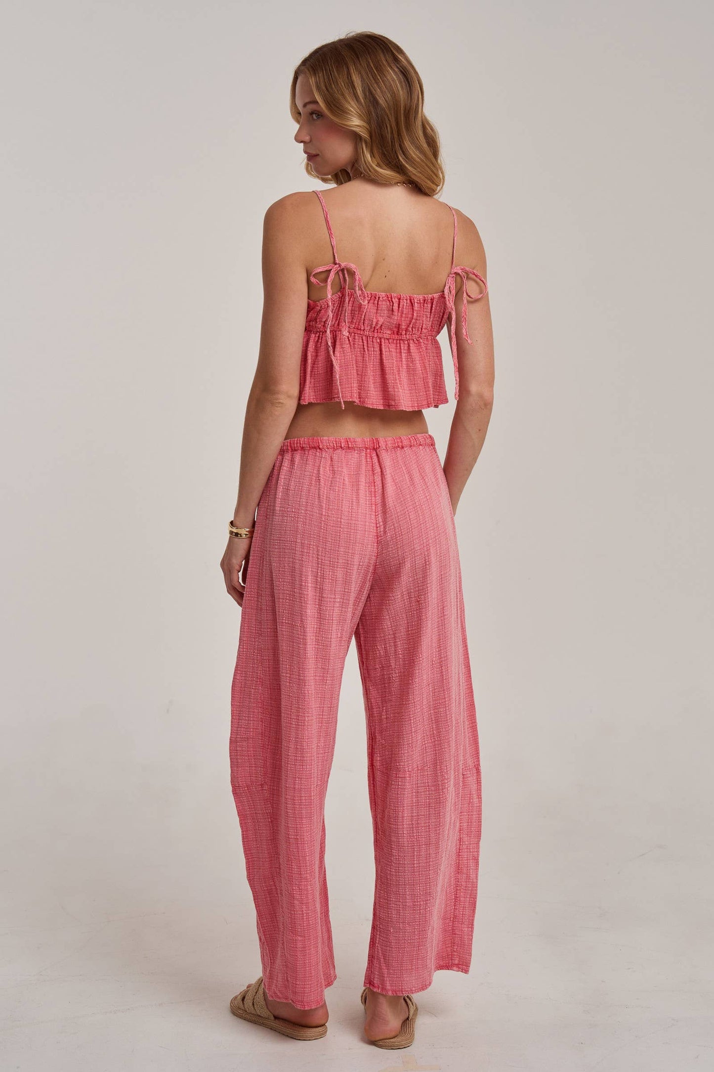 Mineral Washed Barrel Pants
