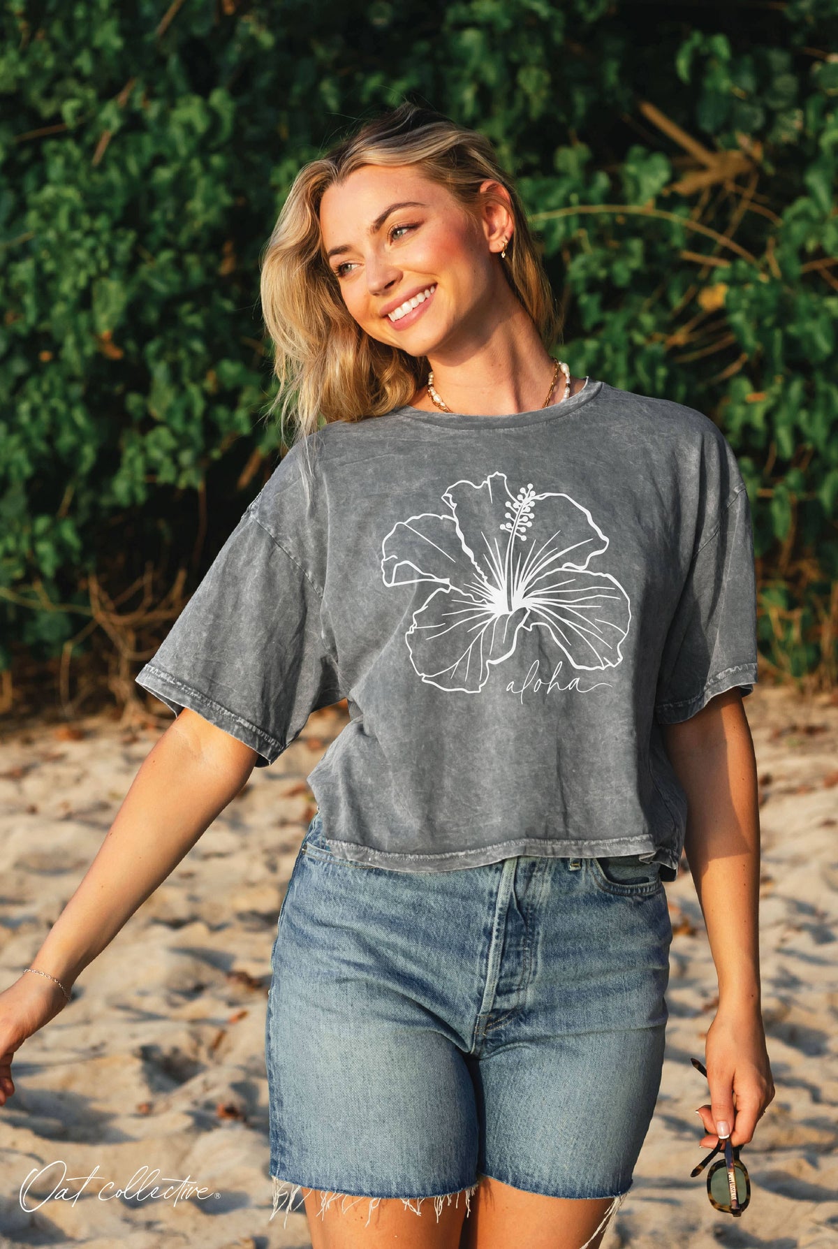 Cropped Graphic Top