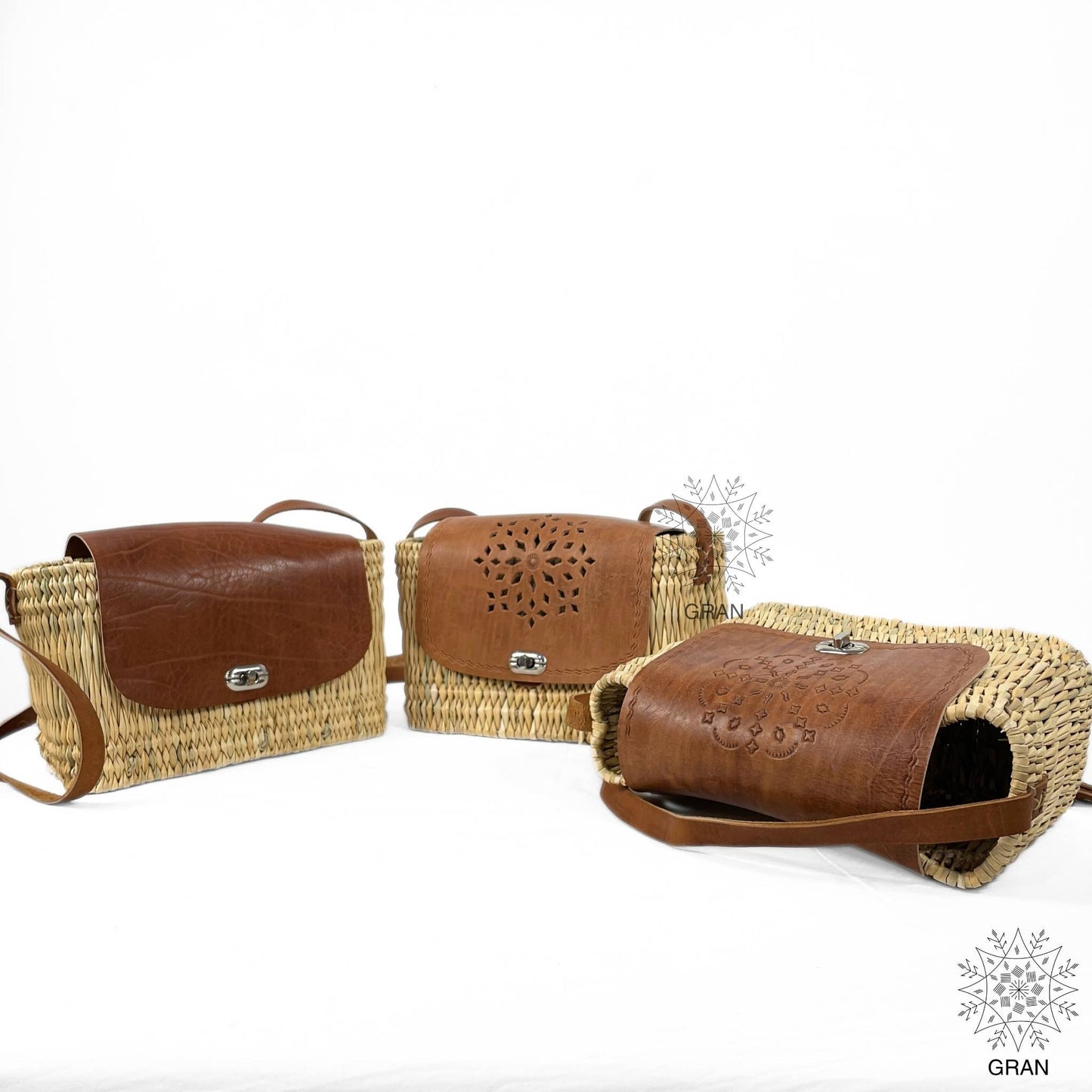 Woven Straw Bag, Crossbody Bag with Handles, Summer bag