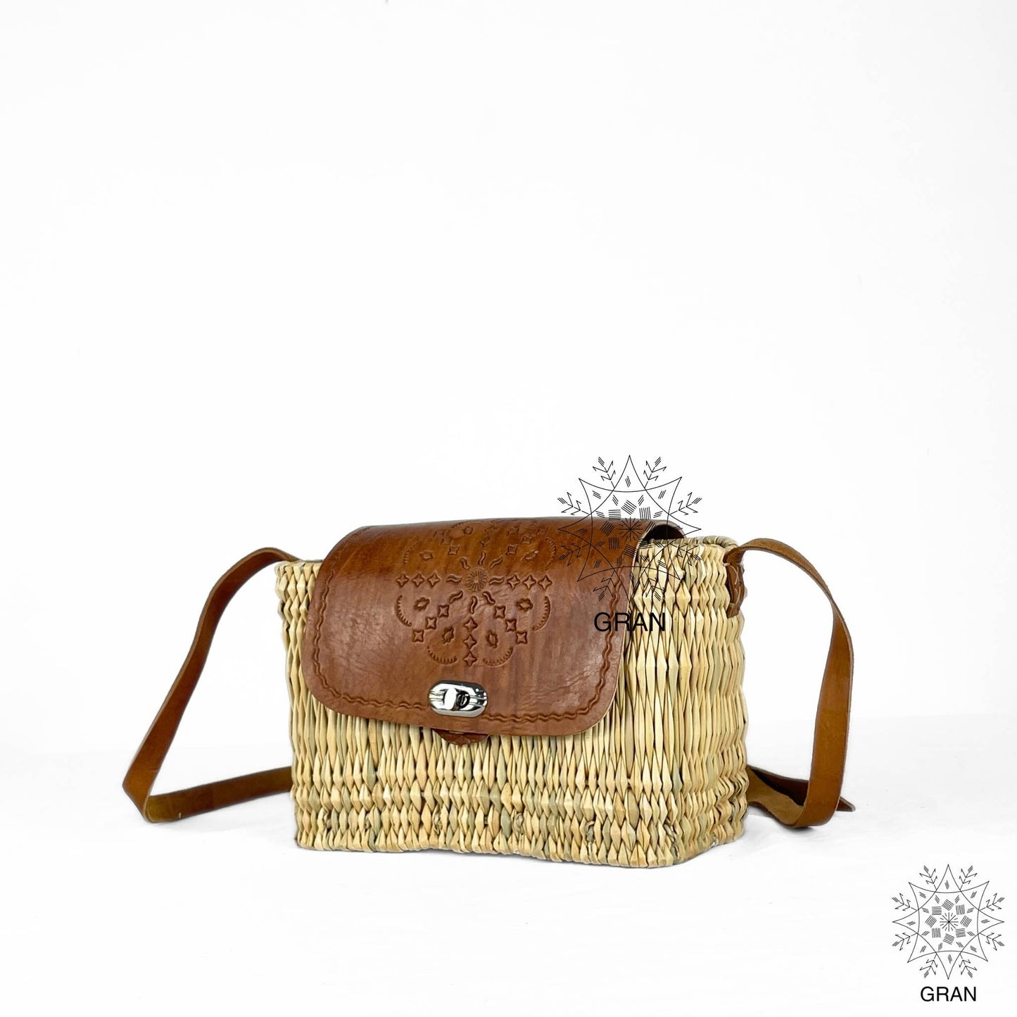 Woven Straw Bag, Crossbody Bag with Handles, Summer bag