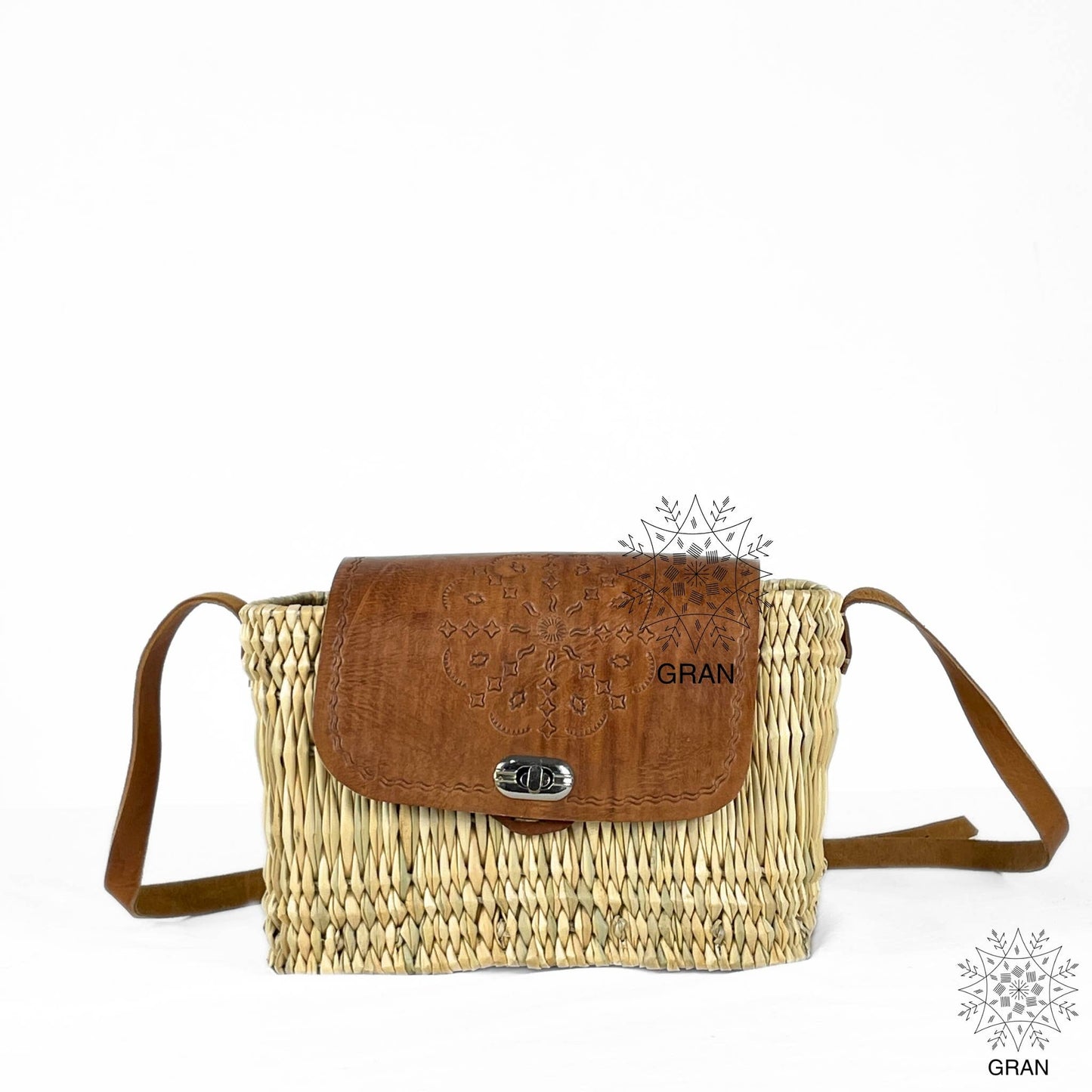 Woven Straw Bag, Crossbody Bag with Handles, Summer bag