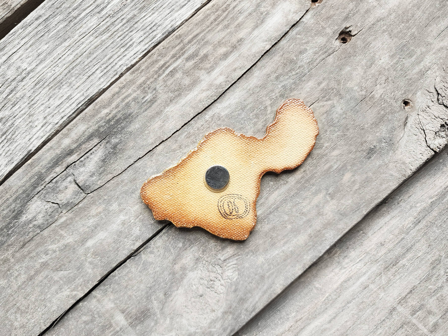 Hawaii - Maui Island Geode Ornament, Magnet, Coaster, Trivet