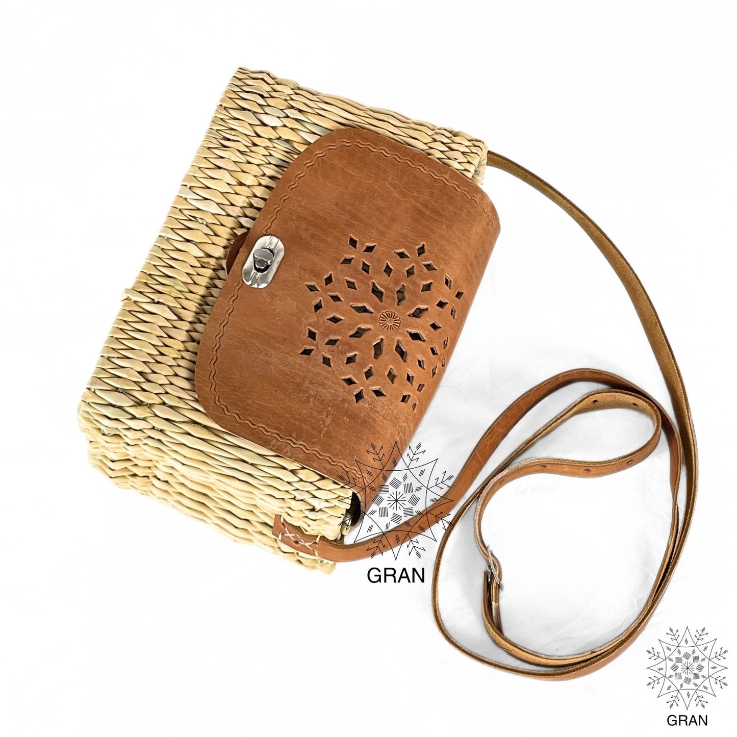 Woven Straw Bag, Crossbody Bag with Handles, Summer bag