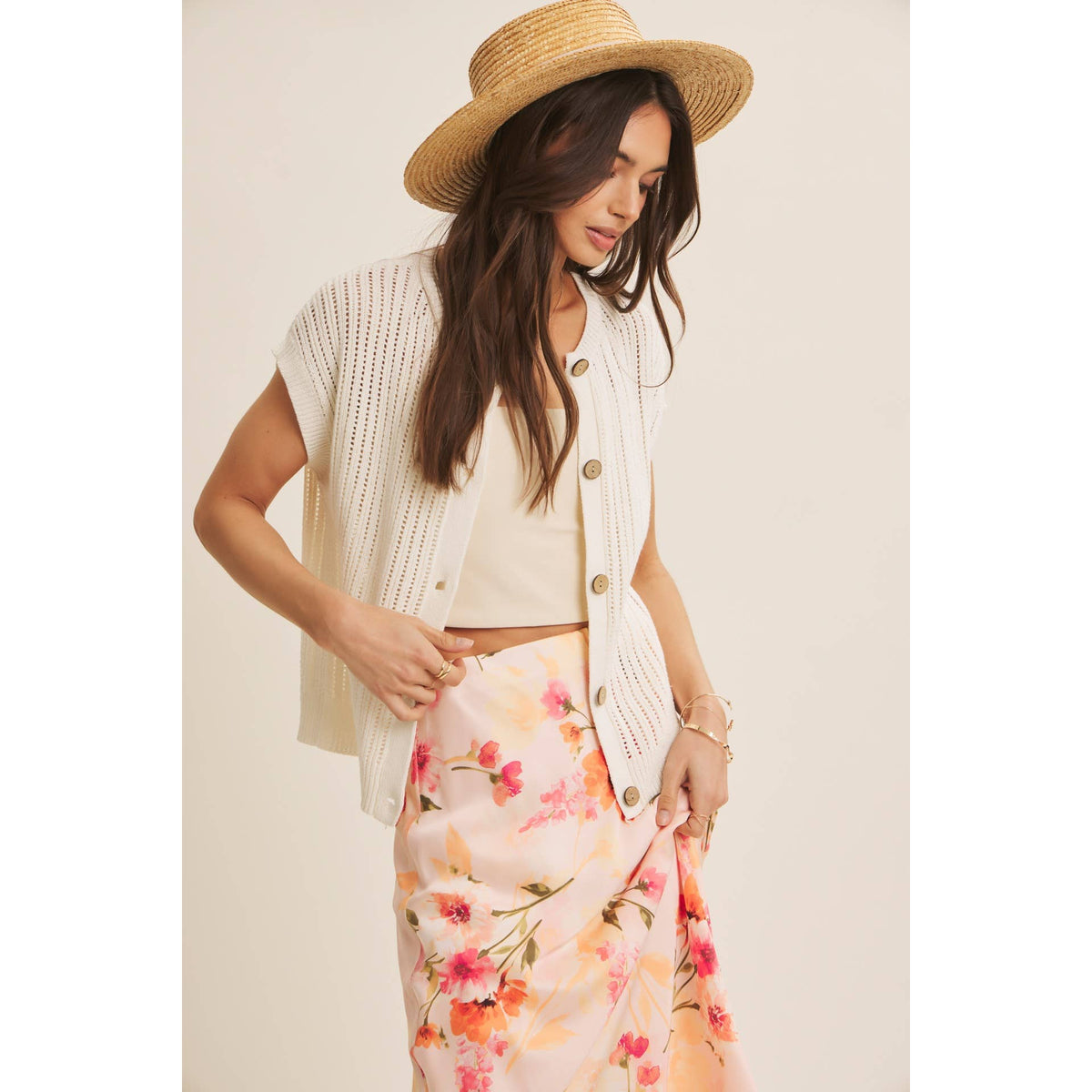 Button-Down Sweater Vest