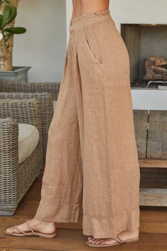 Palazzo Linen Pants