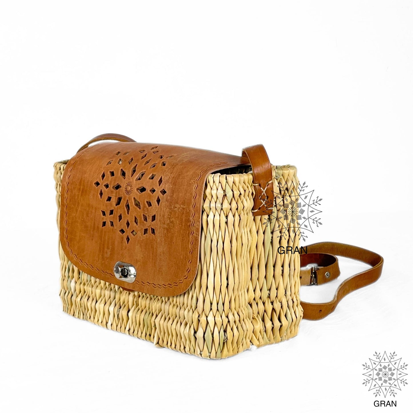 Woven Straw Bag, Crossbody Bag with Handles, Summer bag