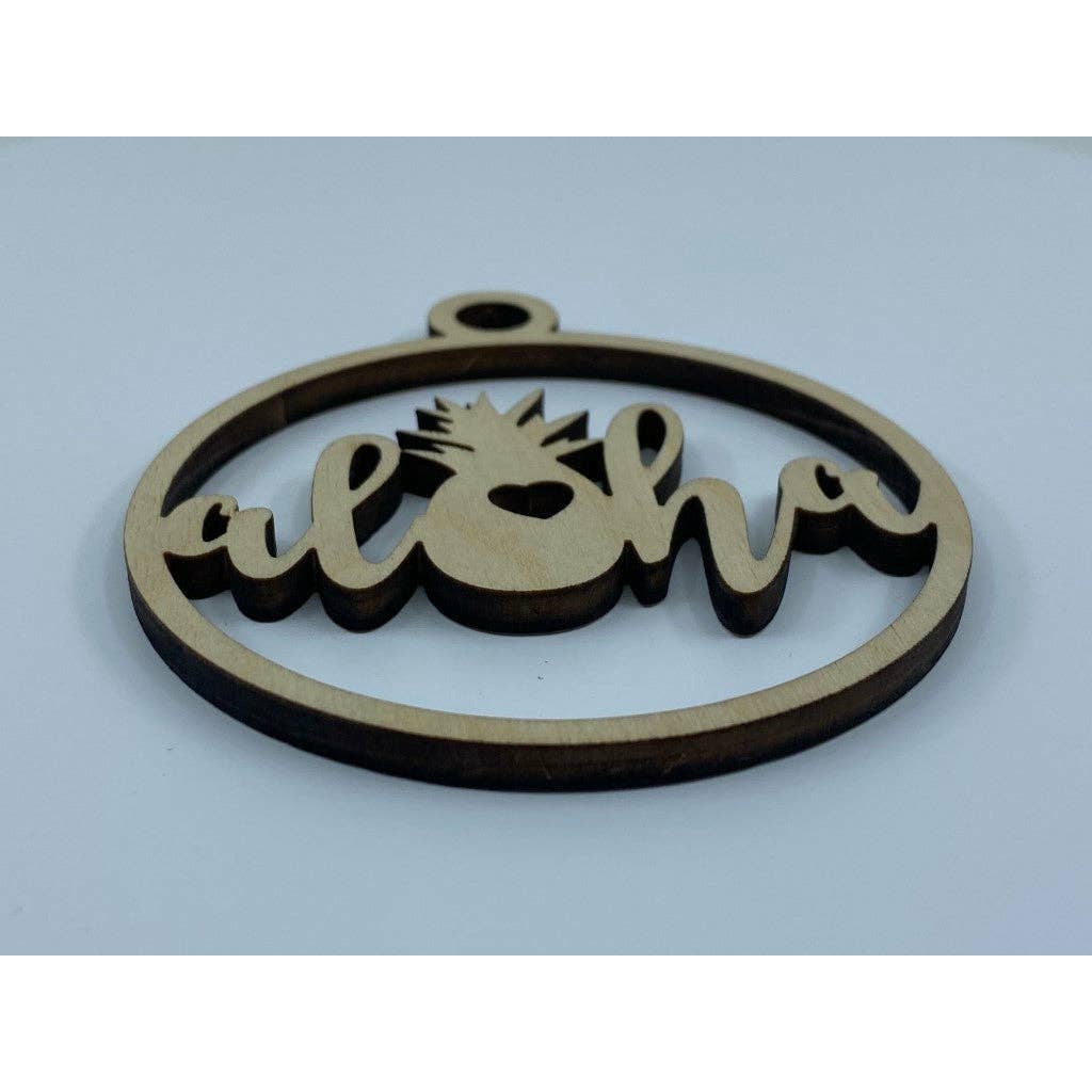 Aloha Pineapple Keepsake Ornament