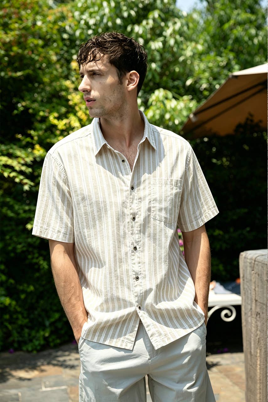 Men's Coastal Linen Blend Shirt