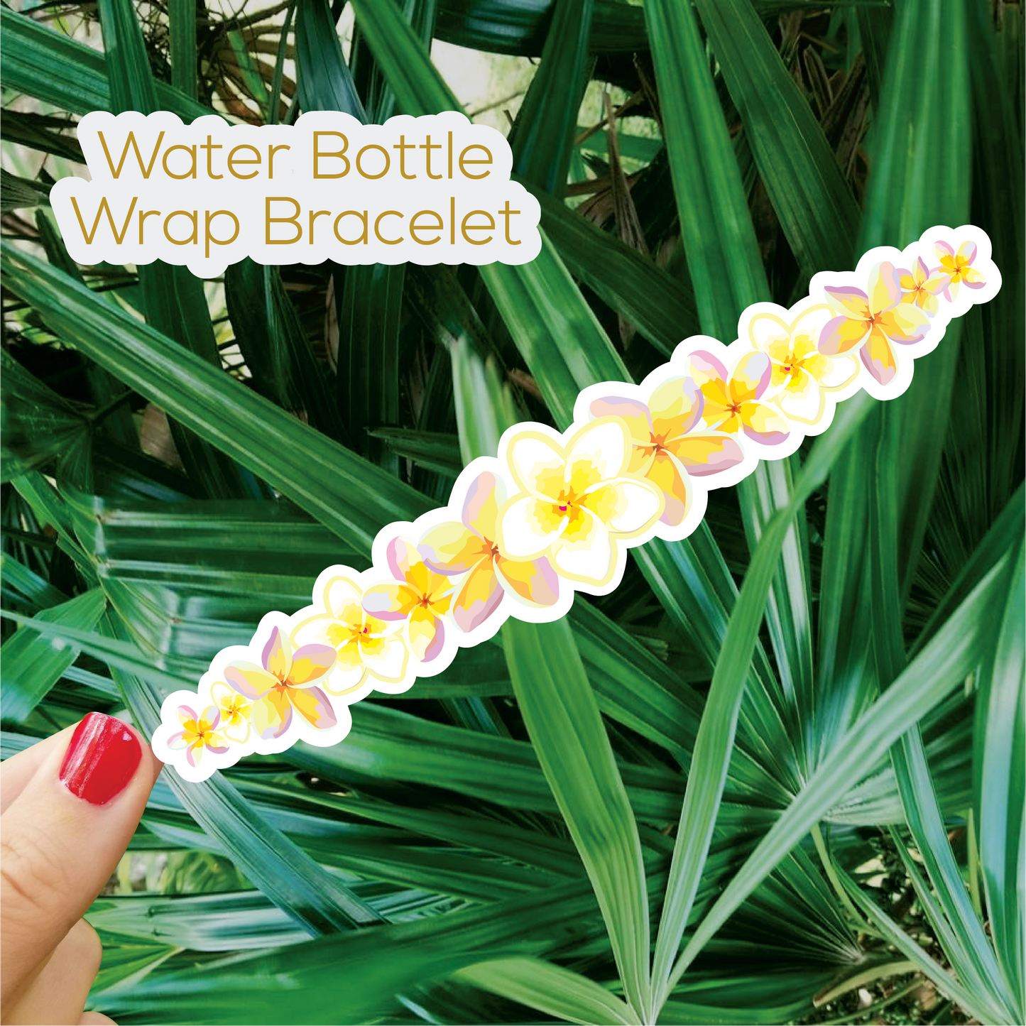 Plumeria Wrap Sticker