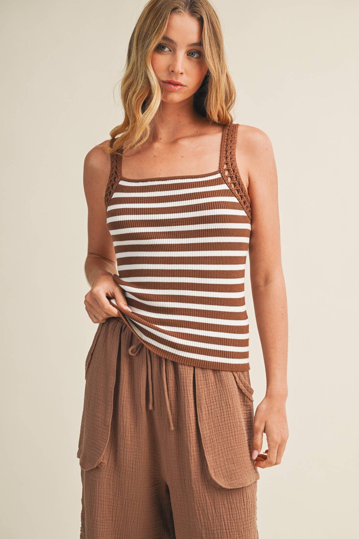 Striped Sweater Top