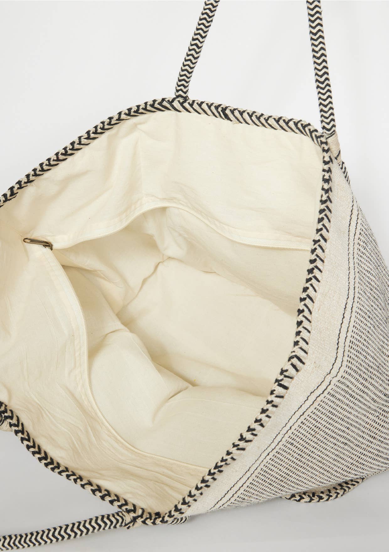 Zip-Up Tote Bag