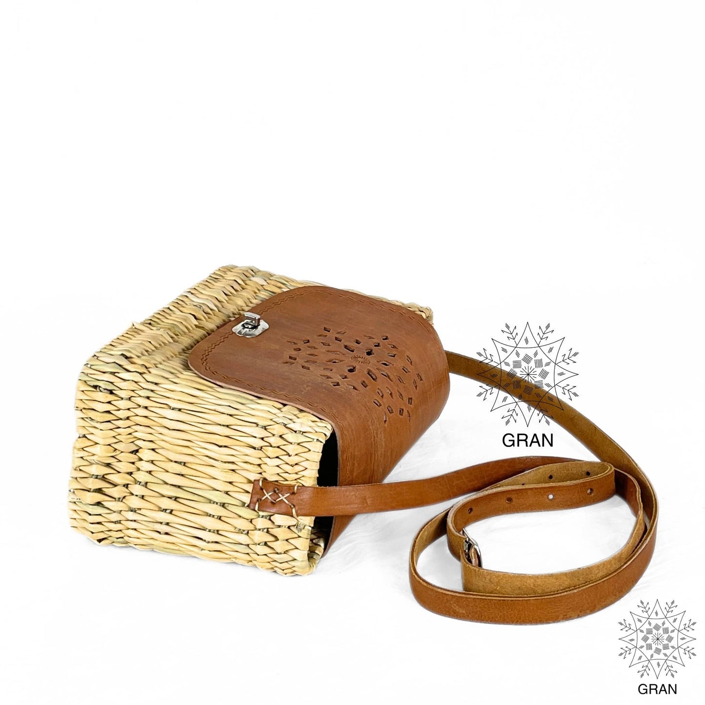 Woven Straw Bag, Crossbody Bag with Handles, Summer bag
