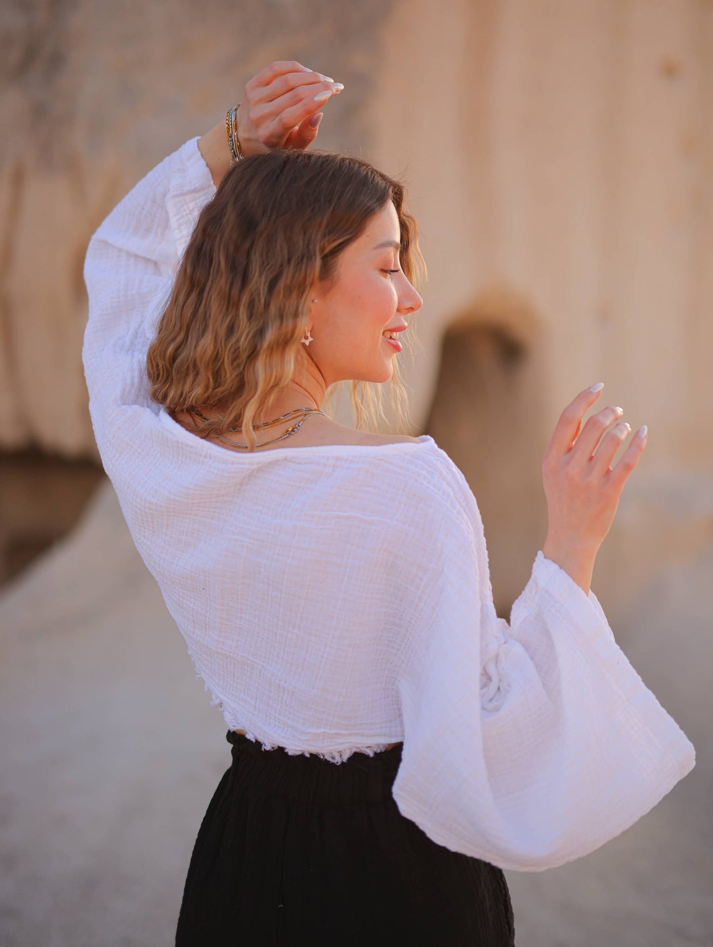 Off Shoulder Crop Top