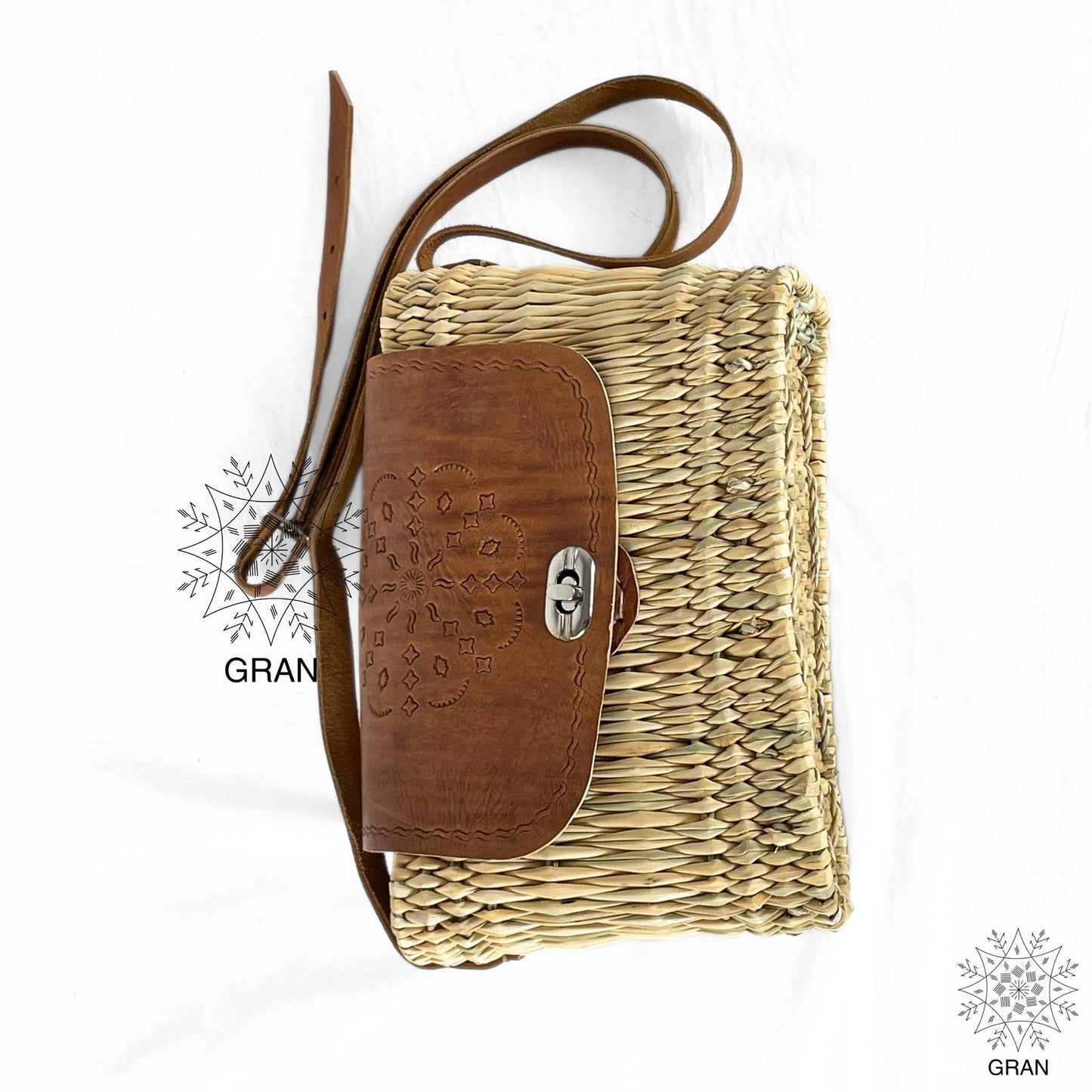 Woven Straw Bag, Crossbody Bag with Handles, Summer bag