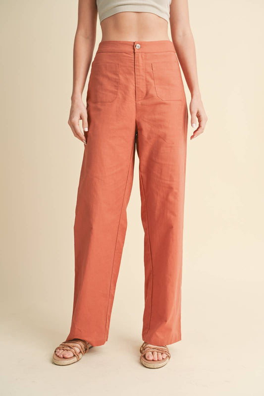 Linen Pants w/ Pockets