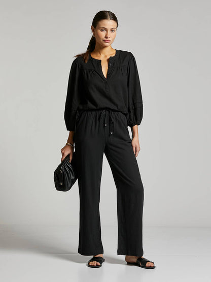 Drawstring Linen Pants