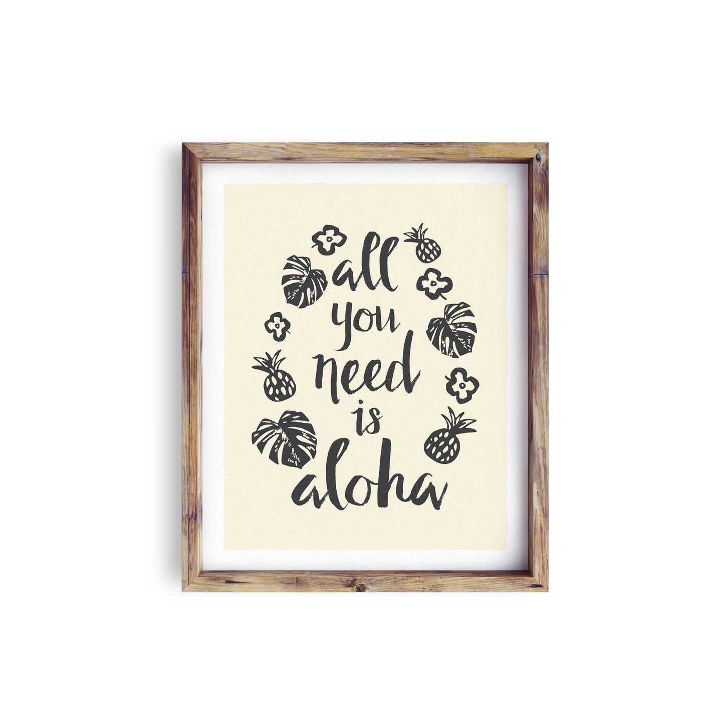 All You Need Is Aloha • Art Print • Sand