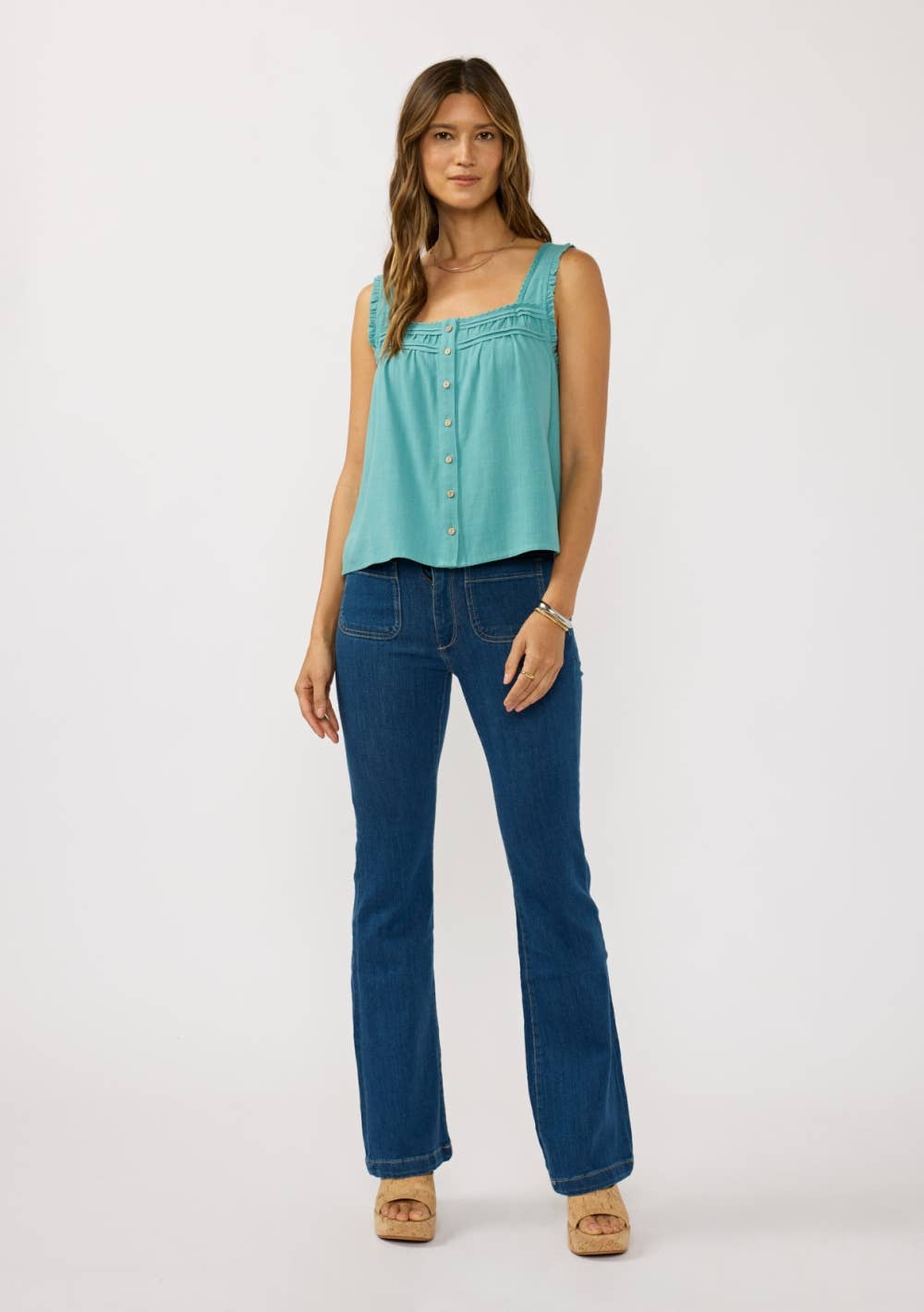 Lace Trim Tank
