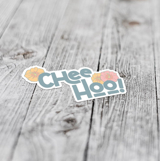 Chee Hoo! | Small Sticker