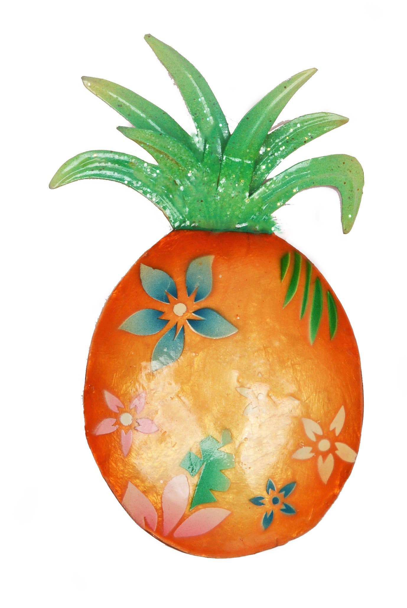 Capiz Shell Pineapple Ornament