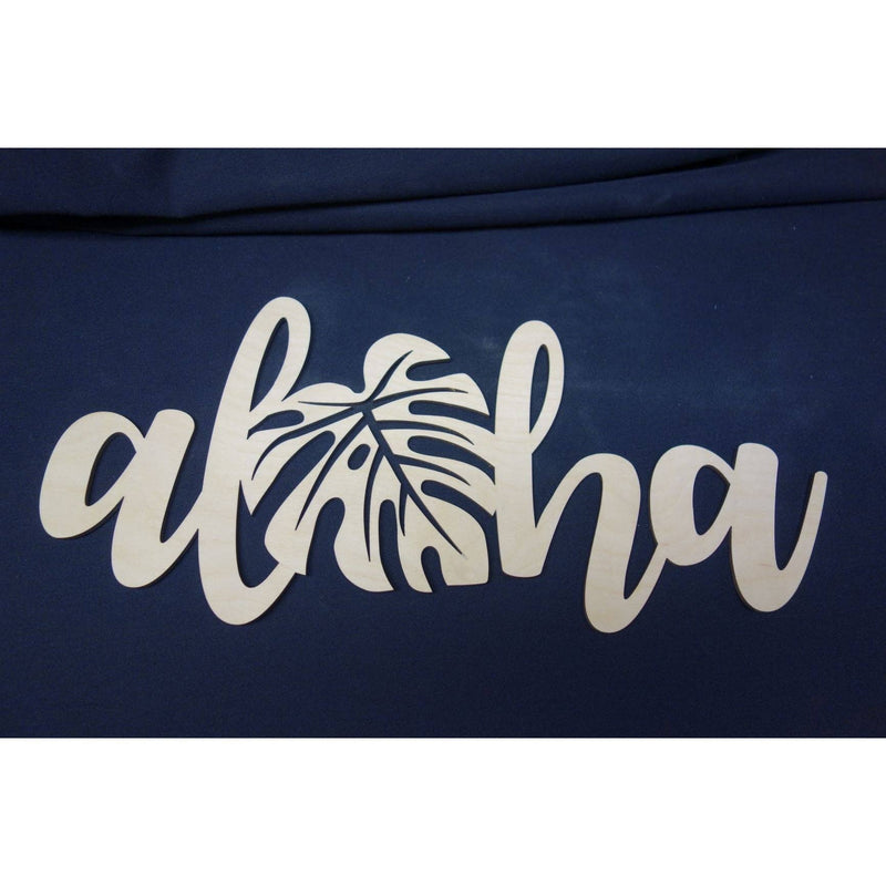 Aloha Monstera Decorative Piece, 18" Medium