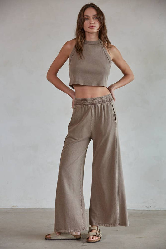 Garment Dye Crop Tank Top