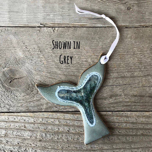Whale Tail Ornament