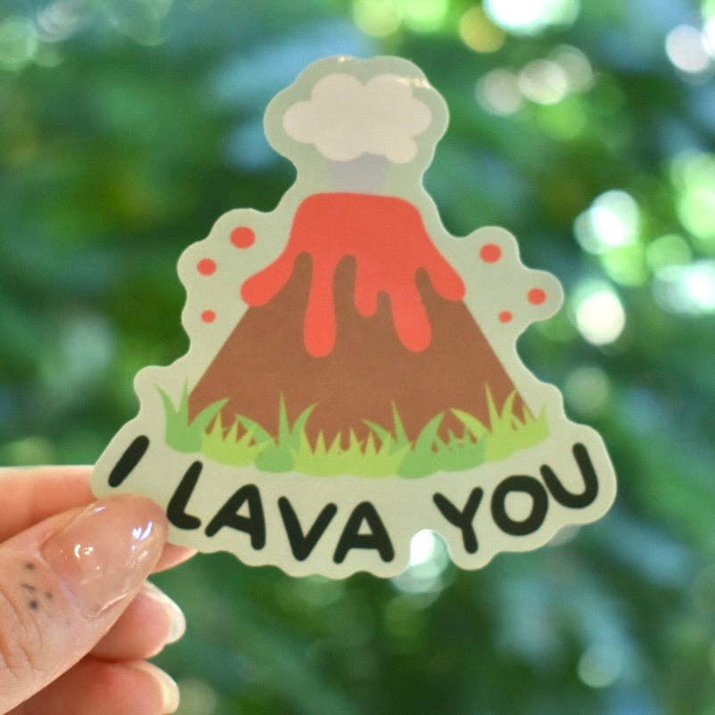 I Lava You Sticker