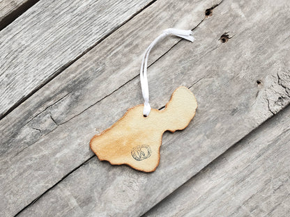 Maui Island Geode Ornament