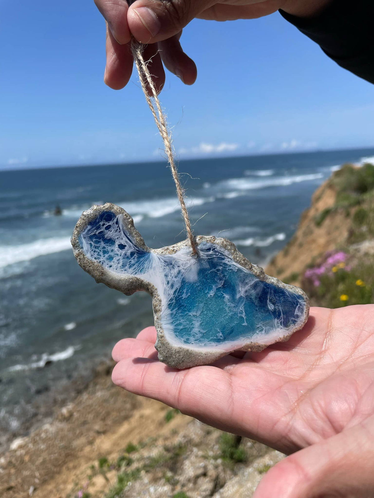 Maui Hawaii State Ocean Ornament