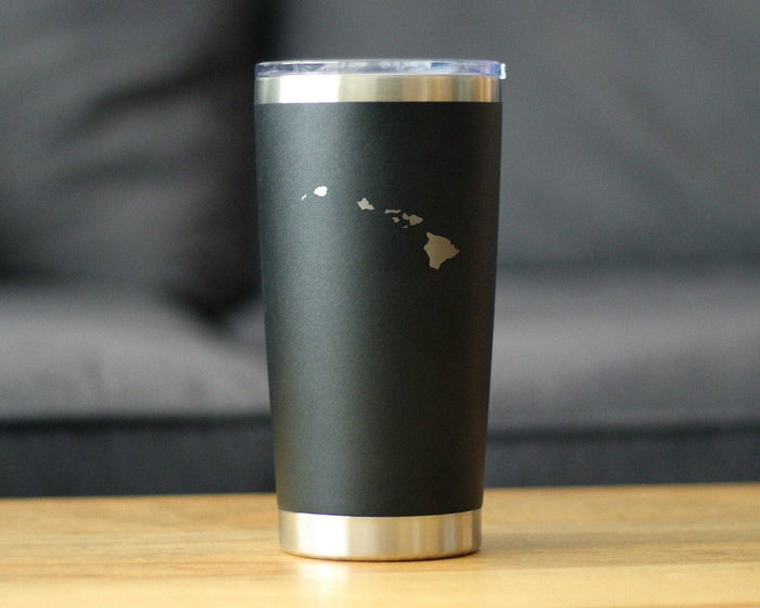 Hawaii Outline Insulated Travel Tumbler