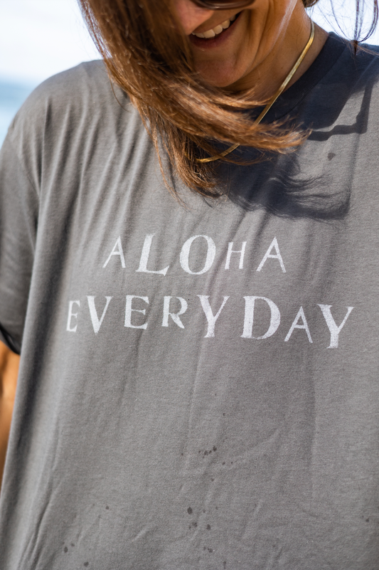 Unisex Aloha Everyday Stamped T-Shirt