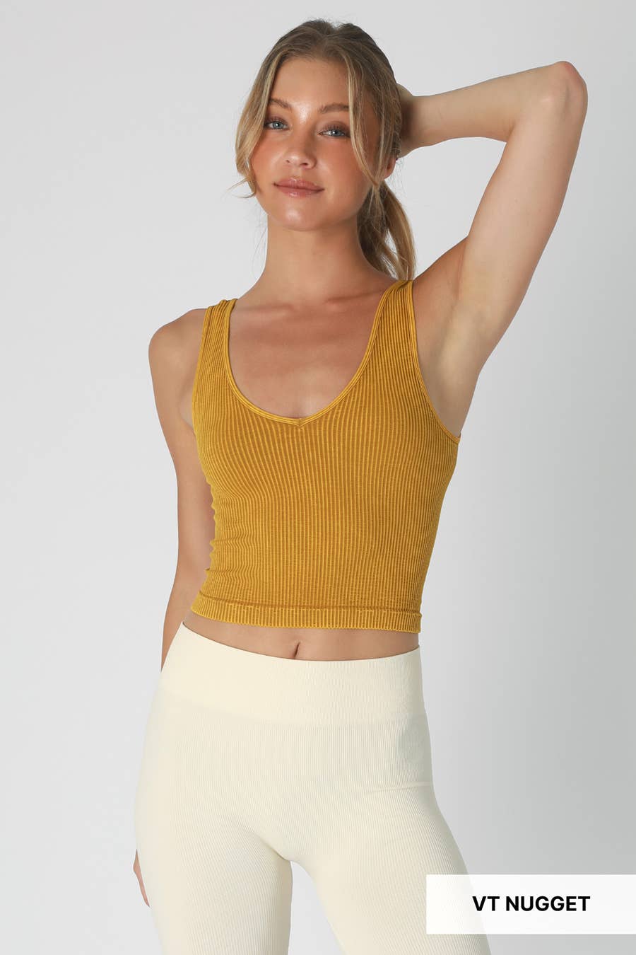 V Neck Crop Top