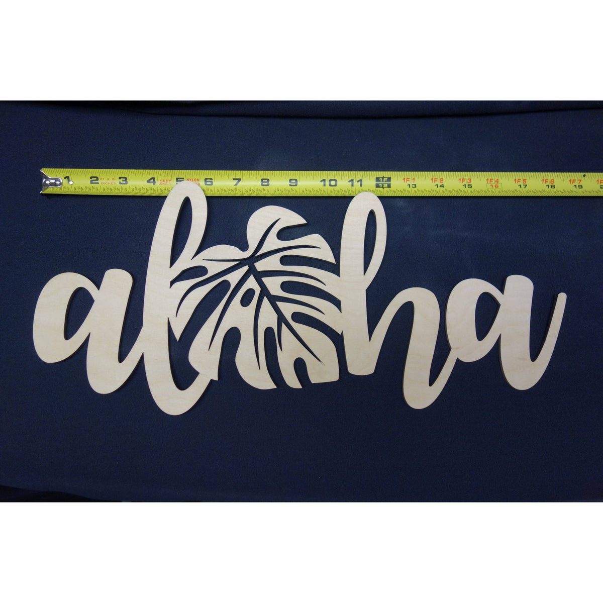 Aloha Monstera Decorative Piece, 18" Medium