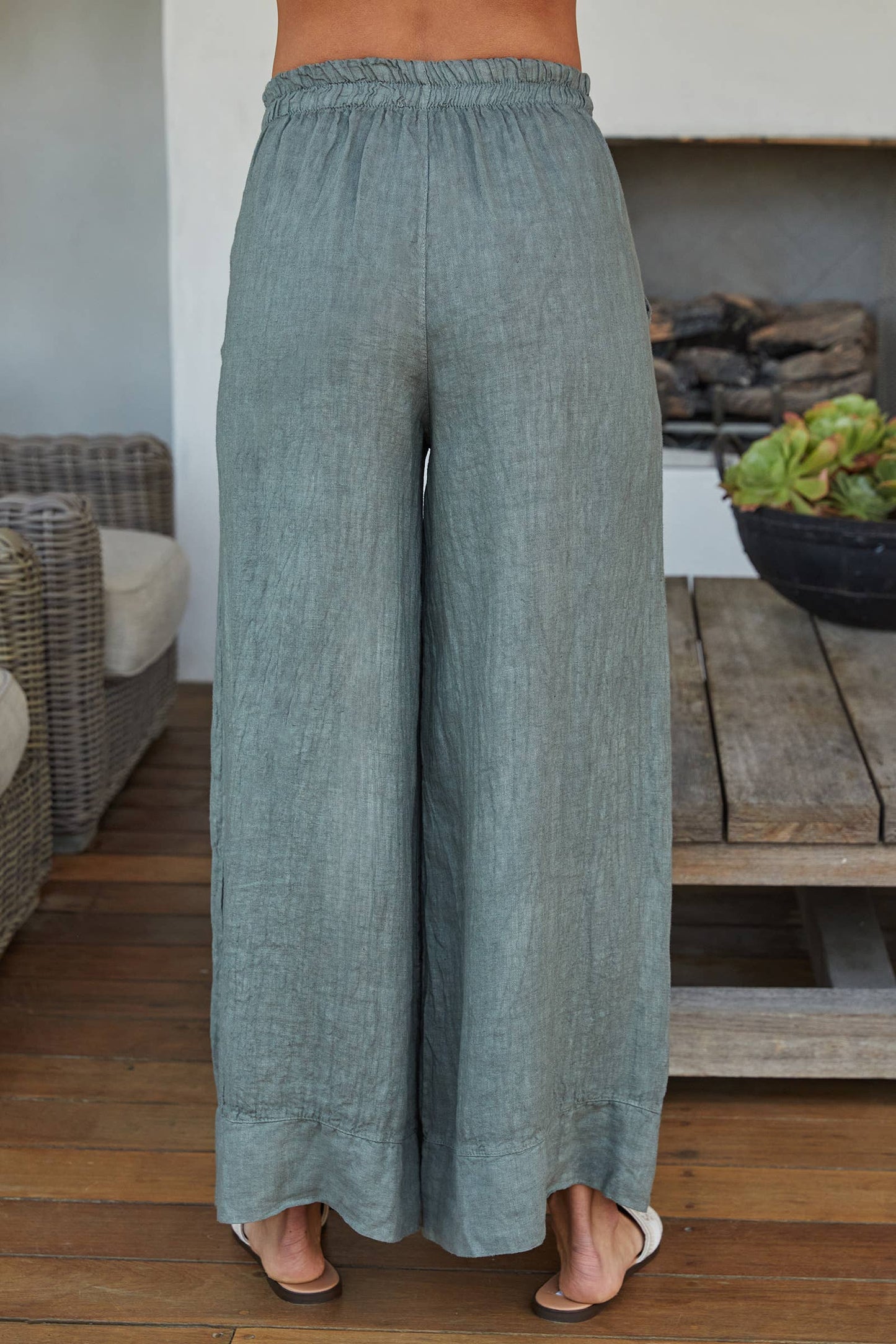 Palazzo Linen Pants