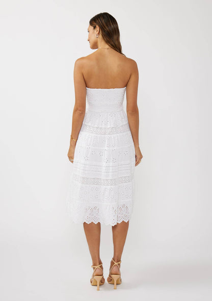 Tiered Eyelet Dress