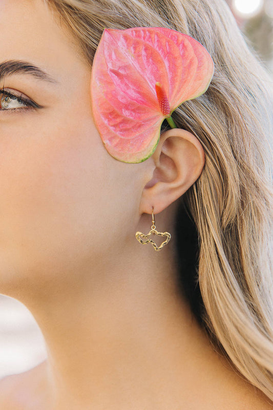 Maui Petite Silhouette drop earrings