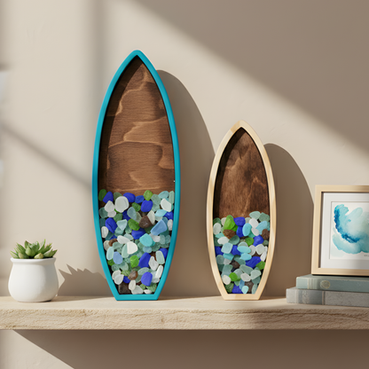 Surfboard Keepsake Display