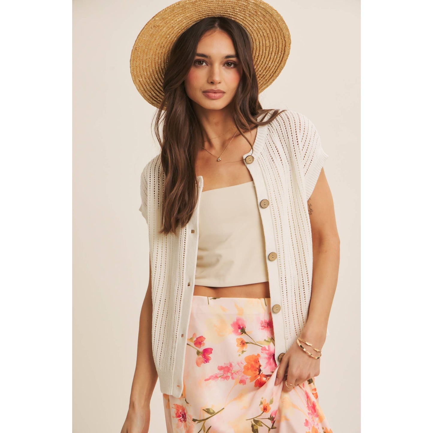 Button-Down Sweater Vest