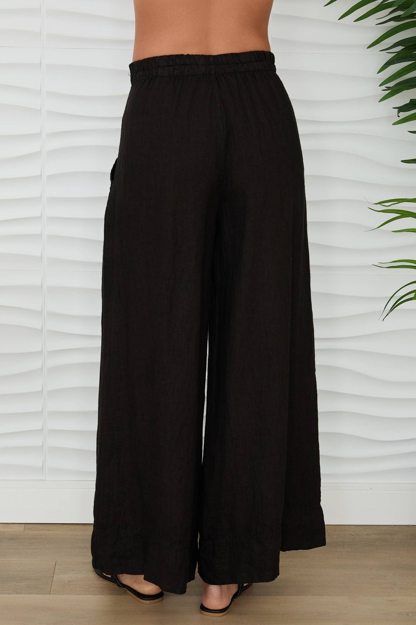 Palazzo Linen Pants