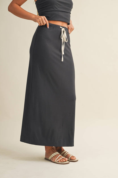 Knit Jersey Maxi Skirt