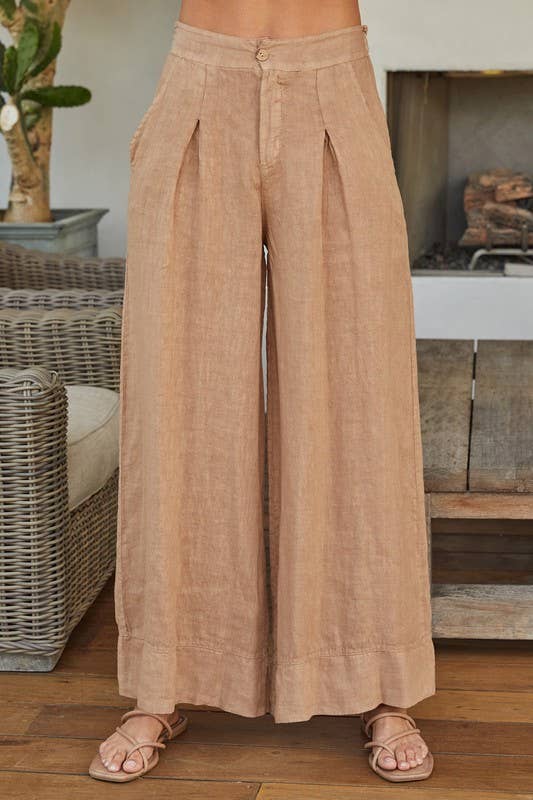 Palazzo Linen Pants