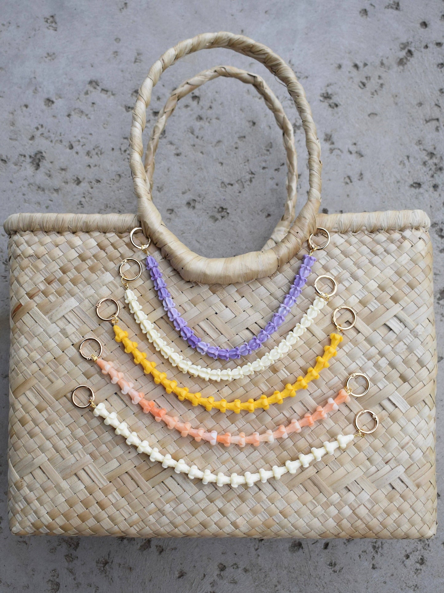 Crown Flower Phone Wristlet/Bag Lei