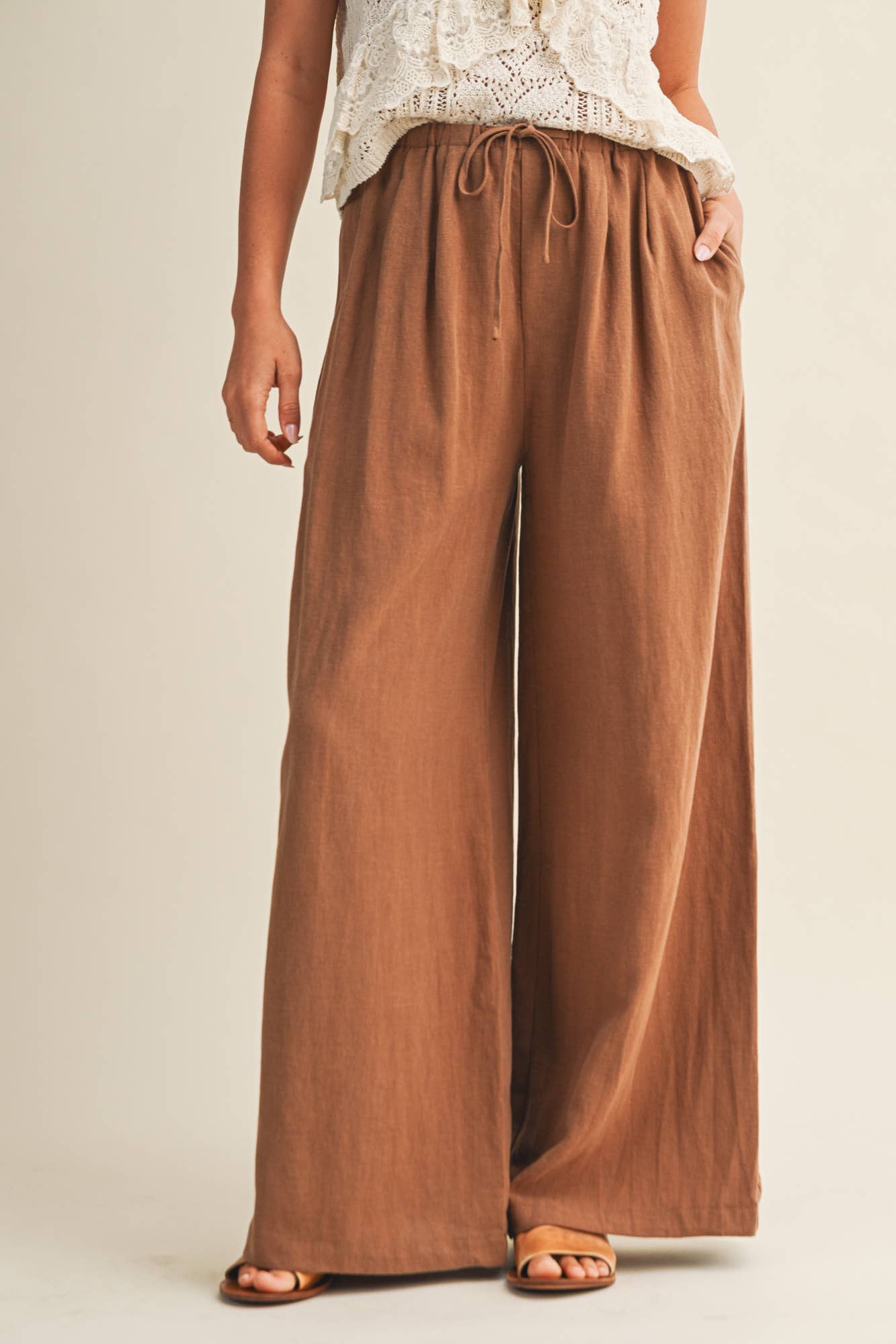 Waist Tuck Detail Pants