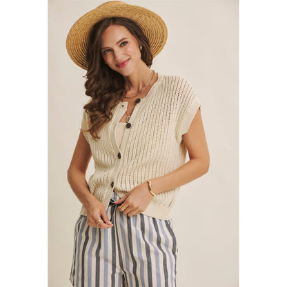 Button-Down Sweater Vest