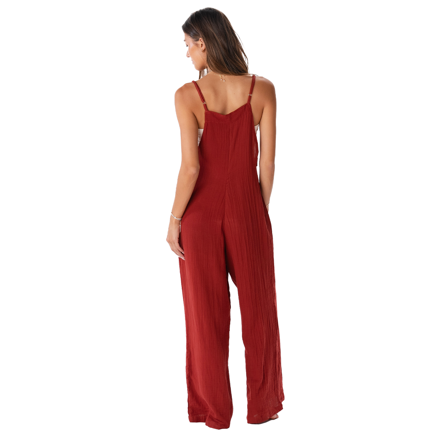 Seaside Spice Nomad Jumpsuit (Adjustable Straps)