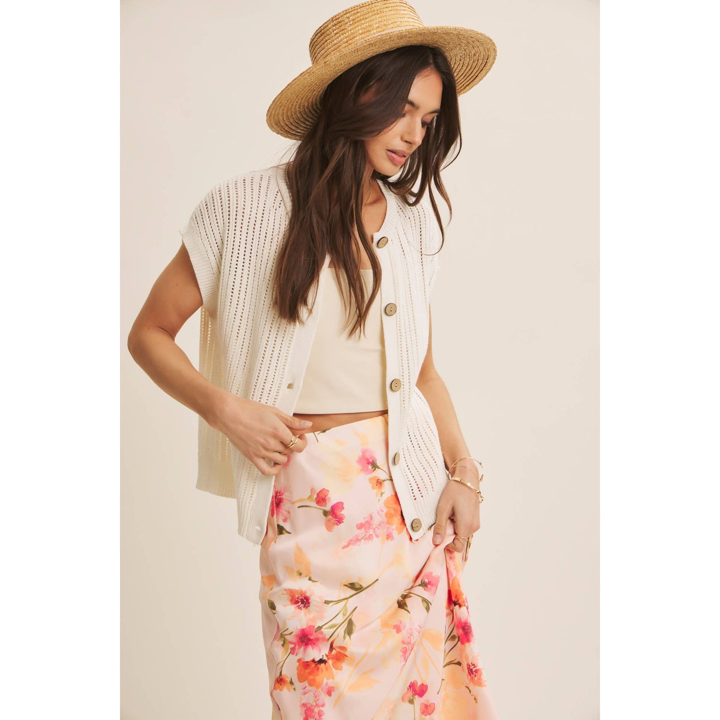 Button-Down Sweater Vest