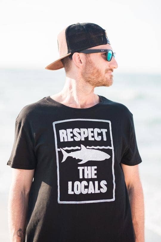 Respect The Locals Shark T-shirt