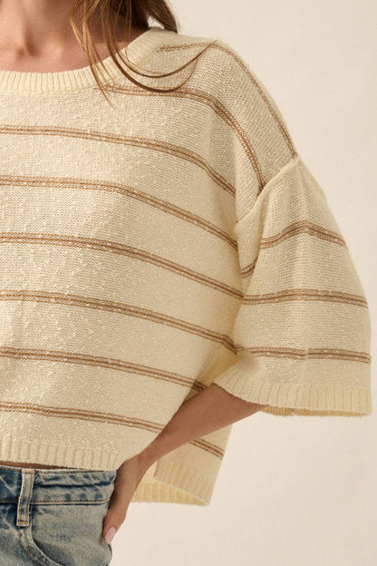 Striped Knit Sweater